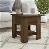 Generico Tavolino da Salotto Marrone Rovere 40x40x42cm Legno Multistrato,Marrone,8.5kg,813082