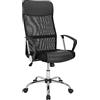 Casaria Sedia da Ufficio Girevole Ergonomica Schienale Alto Regolazione Altezza Seduta 46-60 cm Funzione Basculante Supporto Lombare e Poggiatesta Sedie da Scrivania