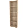 Vicco Libreria Bob, Sonoma, 60 x 190 cm | con 5 scomparti, per la conservazione e la presentazione di libri e raccoglitori