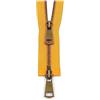 ROWCES 5# Doppi cursori Colorati Open-End Cerniera in Metallo Rame Cerniera a 2 Vie per Accessori per Cucire Indumenti, Giallo, 30cm