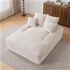 Kelodan Divano a coste di lusso, design moderno, divano letto ultra morbido e multifunzionale, 4 cuscini, senza montaggio, utilizzabile immediatamente come divano o letto, salvaspazio per soggiorno