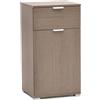 milani home - armadietto un anta e un cassetto per soggiorno cucina bagno fatto in Italia cm 45x38x85 h
