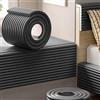 YHXAIQ Pannelli Imbottiti Parete Letto, Imbottitura Anti-Collisione della Parete, Pannello da Parete Autoadesivo, Pannello Decorativo Parete per Testiera del Letto, Camera dei Bambini(Black,20 cm x 2 m 1pc)