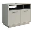 Vicco Mobile sottolavabo per bagno Beatrice, Grigio, 80 x 64 cm