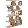 KUBUTKU Mensola da parete 100x70x18 cm Libreria Design Moderno Mensola sospesa per soggiorno, camera da letto, ufficio e cucina (Ontano)
