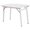 Karn Tavolo Pieghevole Party Regolabile in Altezza da 74,5 a 76 cm - Tavolo Salvaspazio in Faggio Massello con Piano Laminato Resistente - Tavolo per Casa Eventi