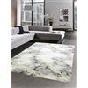 CARPETIA Tappeto Design Marmo Salotto Corridoio Oro Grigio Crema - Facile da Curare Größe 120x170 cm