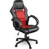 TRESKO® Sedia da ufficio Poltrona ufficio Versione Racing 14 diferente colores, braccioli imbottiti, inclinazione, sollevare SGS testato