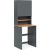 Vicco armadietto coprilavatrice Viktor Antracite/Rovere dorato 68x88.2 cm