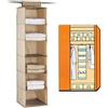 newlupex import Portatutto pieghevole - 6 scomparti