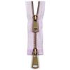 ROWCES 5# Doppi cursori colorati Open-end Cerniera in metallo rame Cerniera a 2 vie per accessori per cucire indumenti, Viola, 80cm