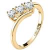 BLUESPIRIT LOVE ME Anello Donna in Oro Giallo 375, Zircone - P.76S7030003