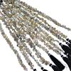 Jaipur Gems Mart Labradorite Briolette 5mm-6mm Cuore Sfaccettato Perline | Filo 8 | Briolette con gemme di labradorite + AAA | Perline di pietre preziose semipreziose naturali