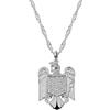 D'Origine Collana con Stemma della Romania, Aquila Rumena, Gioiello Rumeno, da Donna, in Ottone