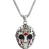 XLTEAM Collana Casual Ciondolo Moda retrò Unico Jason Maschera Ciondolo per Gli Uomini Punk Hip Hop Maschera Collana Gioielli di Halloween Regalo del Partito Gioielli Regalo di Compleanno