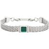 MARLU' Bracciale con pietra centrale catena mesh 30BR0018-V