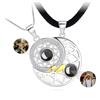 AVINVAN Collana con foto in argento Sterling 925, collana con proiezione personalizzata con immagine interna, gioiello personalizzato a forma di cuore, regalo per donne, mamma, ragazza, moglie