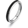 Brosway Anello Uomo in Acciaio e Cubic Zirconia | Collezione Ink - BIK37C