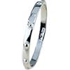 gioiellitaly Anello Rosario classico oro bianco 18 Kt uomo donna unisex anello preghiera rosario gioiello sacro