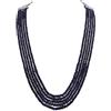 Ratnavali Jewels Collana di Moda Donna con Perle di Quarzo Blu