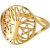 IOETSEUT Anello Gioielli Wicca Pentagramma Albero della Vita Anello da dito Pentacolo geometrico Amuleto etnico vintage Gioielli per le donne Regalo di papà