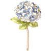 FVCTGHZ Spilla Da Donne Elegante Spille di ortensia smaltate for donne, unisex, spille con fiori di strass, for eventi, feste, zaini, decorazioni, accessori for vestiti