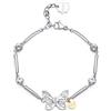 Brosway Bracciale Donna, Bracciale Rigido in Acciaio e Cristalli con Simbolo Farfalla | Collezione Chakra - BHKB170