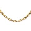 SINGULARU - Collana Big Link. Acciaio con Placcatura in oro 18 kt. Gioielli da donna.