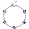 Brosway Bracciale Donna, Bracciale Rigido in Argento e Magic Purple | Collezione Fancy - FMP06
