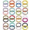 FUNEIA 32Pcs perline di vita per le donne perline di pancia africane colorate per la vita bikini catene di gioielli perline catena di vita set