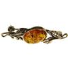 Spille - Cozmos Spilla donna in ambra naturale baltica e argento 925