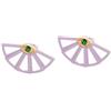 Valentina Ferragni Orecchini Ginevra Liliac Argento 925 Valentina Ferragni Studio DVF-OR-LO12
