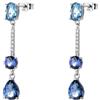 Brosway Orecchini Donna, Orecchini Pendenti in Argento e Freedom Blue | Collezione FANCY - FFB133