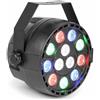 MAX Party Riflettore PAR12x1W LED RGBW 15 W DMX/Standalone/Sound 7 Canali