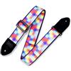 Levy's MP2-010 Tracolla in Poliestere Neon Block 2, Larghezza: 2 (5.08 cm), Lunghezza Regolabile fino a 60 (52.4 cm) Colore Neon Block