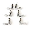 PRS - ACC-4364 S2/CE LOCKING TUNERS, Meccaniche bloccanti progettate da PRS in Nickel con Albero in Ottone, Set da 6