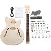 ROCKTILE Kit Chitarra Elettrica Rocktile HB-Style, Semiacustica con sustainblock