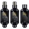 MeevrgR Trasmettitore e ricevitore XLR, compatibilità microfono dinamico, audio a 24 bit, portata 80 m, ricaricabile, nero (1 in 2)