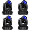 DELIBANG 4 pezzi 100W Teste Mobile 8 prismi luci dj Moving Head dmx512 12CH RGB LED luci da palcoscenico con 8 gobos rotanti + 12 colori (Magazzino tedesco) Luce discoteca per feste Bar Halloween Matrimonio
