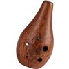 GDINYONGZE principianti ocarina Ocarina In Legno Massiccio Ocarina Contralto In Legno AC A 6 Fori Per Principianti