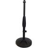 Proel DST130BK Supporto da tavolo per microfono con base circolare in ghisa ed asta dritta
