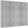 MuchoWow© Pannelli Fonoassorbenti 80x60 cm Decorativi Pannello Fonoassorbente Quadri Insonorizzanti Per Pareti Isolamento Acustico Decorativo Isolante Piastrelle - Grigio - Motivi