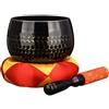 SALFEE 3pc 9.5cm Buddha Sound Bowl strumenti buddisti forniture buddista campana tibetana nera