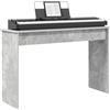 vidaXL Keyboardstand Beton Grijs 100 x 32 x 64 cm Bewerkt hout