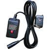 F Fityle Controller cablato con timer per macchina del fumo, telecomando portatile per macchina del fumo per nebbia per 400W 900W 1500W,