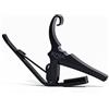 Kyser Quick-Change Capotasto Bassa Tensione per chitarra a sei corde, Nero Opaco, KG6LTA