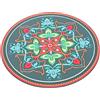 Levemolo Tappetino Meditazione per Ciotola Sonora o Ciotola di Cristallo, Cuscino Buddhista in PVC Decorativo, per Meditazione