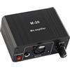 Denash Preamplificatore Microfonico, Preamplificatore Amplificatore Vocale Professionale per Microfono Ad Alto Guadagno 48V Alimentazione Preamplificatore Microfonico per