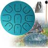 Generic Tamburo per pioggia da giardino, tamburo per pioggia per giardino esterno con i copridita, tamburi a lingua in acciaio a 9 toni, strumento a percussione per educazione musicale, concerti, guarigione