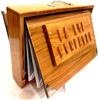 HAHAPA Scatola Shruti, legno di pino, media C, ottone, 38,1 x 25,4 x 7,62 cm, con borsa, C-a-C, accordato a 440, strumento Surpeti per yoga, kirtan, voci